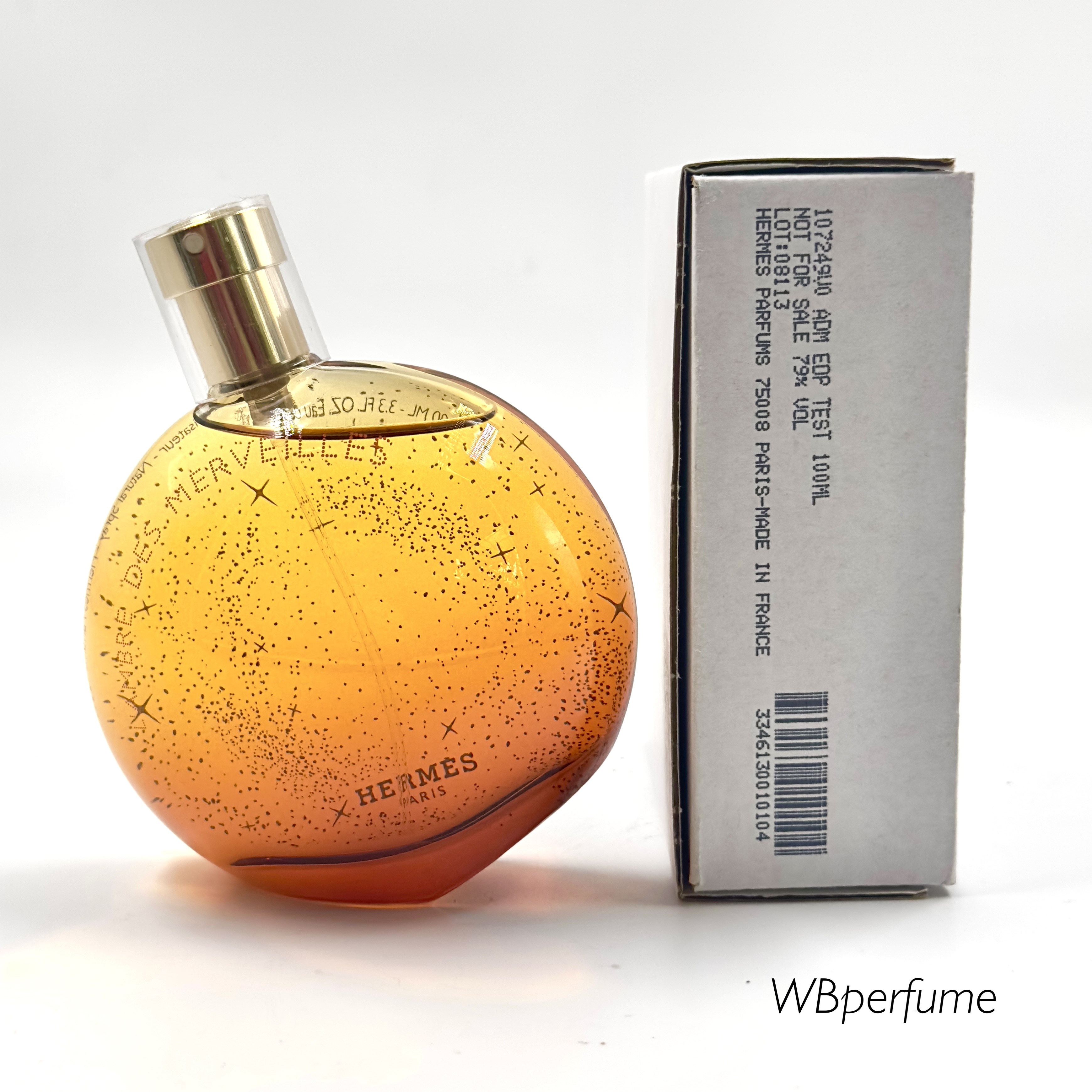 น้ำหอม Hermes L'Ambre Des Merveilles Eau de Parfum 100 ml. Teste