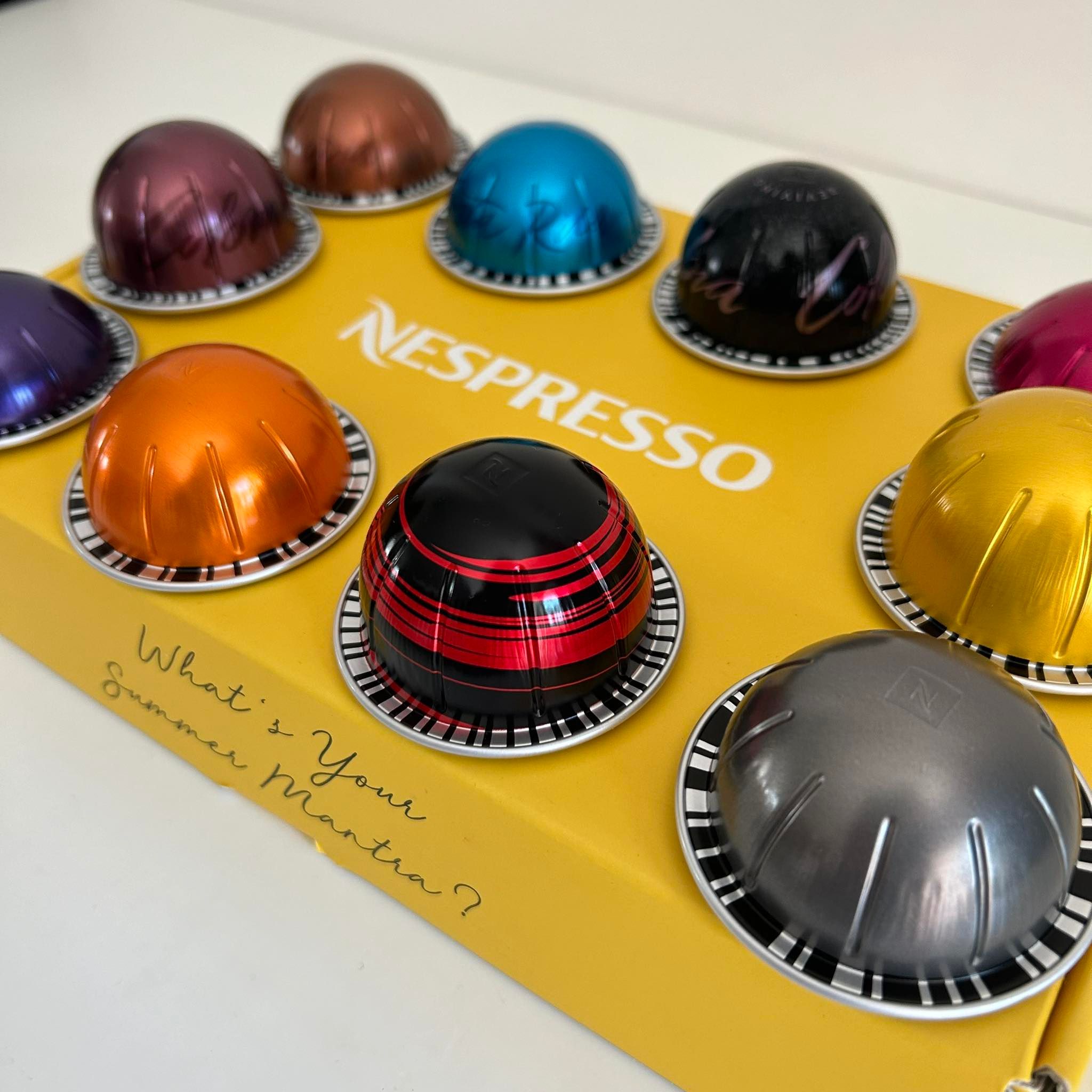 ☕แพ็ค 10 แคปซูล☕🍁แคปซูลแบ่งขาย🍁 แคปซูลกาแฟ เนสเพรสโซ่ Vertuo Capsules Nespresso ของแท้ 💯 W24