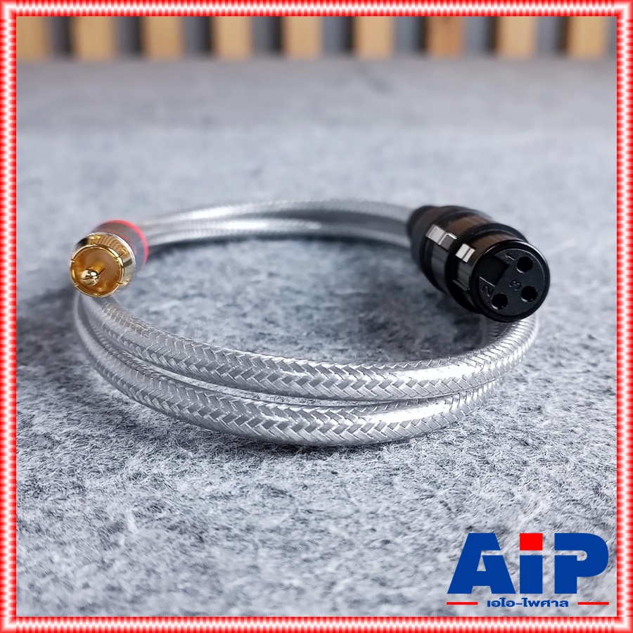 DYNACOM สายP.RCA-CANNONตัวเมีย ความยาว 1M J051 สายใส RCA ออก XLR เมีย สายสัญญาณเสียง สายสัญญาณ ไดน่าคอม RCA ออก CANNON เมีย ยาว1เมตร เอไอ-ไพศาล