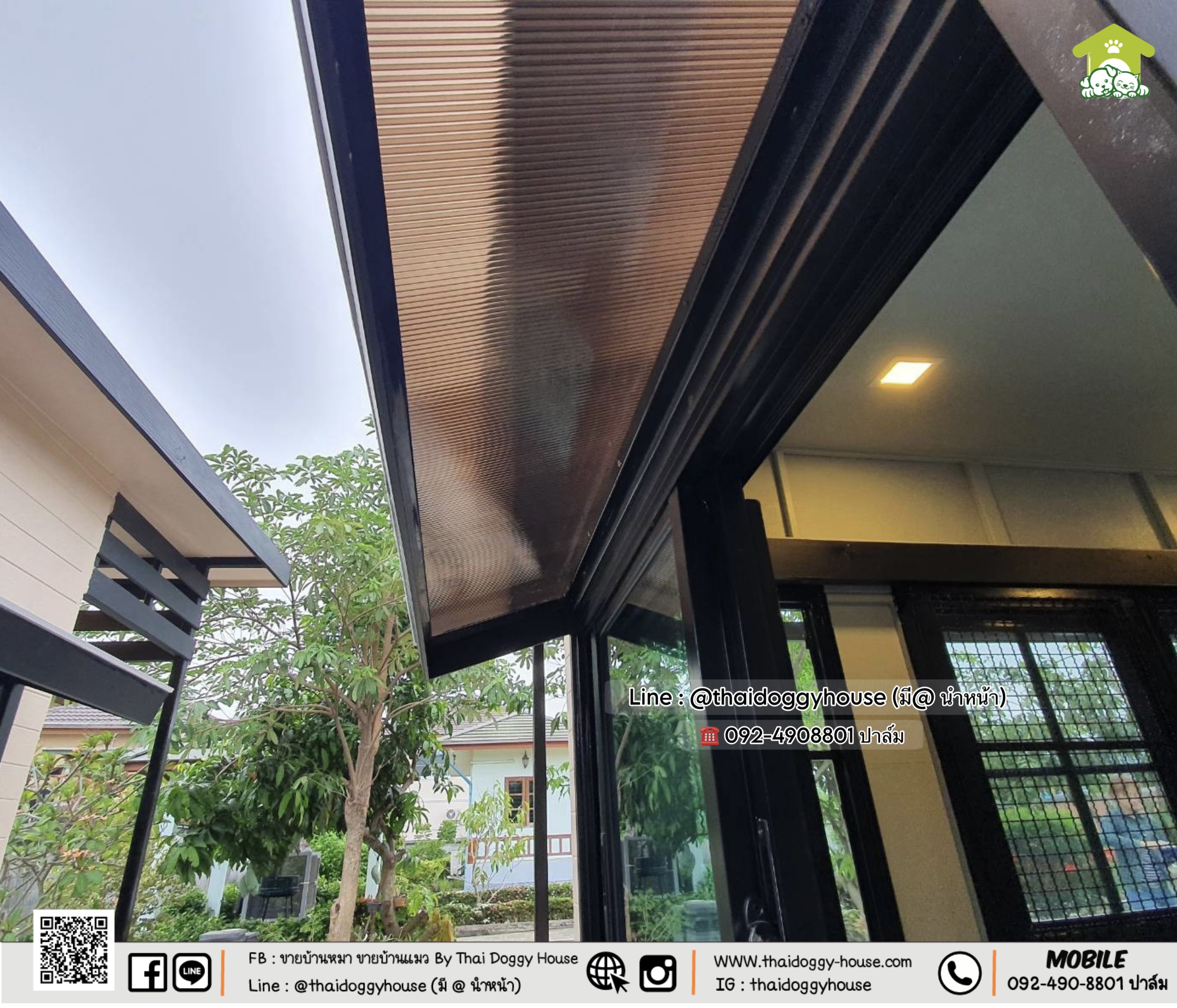 บ้านหมา บ้านแมว บ้านสัตว์เลี้ยง 𝐓𝐡𝐚𝐢 𝐝𝐨𝐠𝐠𝐲 𝐡𝐨𝐮𝐬𝐞 แบบบ้าน 𝐌𝐨𝐝𝐞𝐫𝐧 𝐒𝐭𝐲le