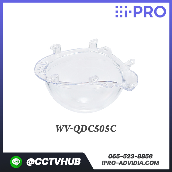 Camera Accessories I-Pro รุ่น WV-QDC505C Dome Cover for S31xx (indoor compact dome) / S35xx (outdoor vandal compact dome) / SFV130 (compact dome) (clear)
