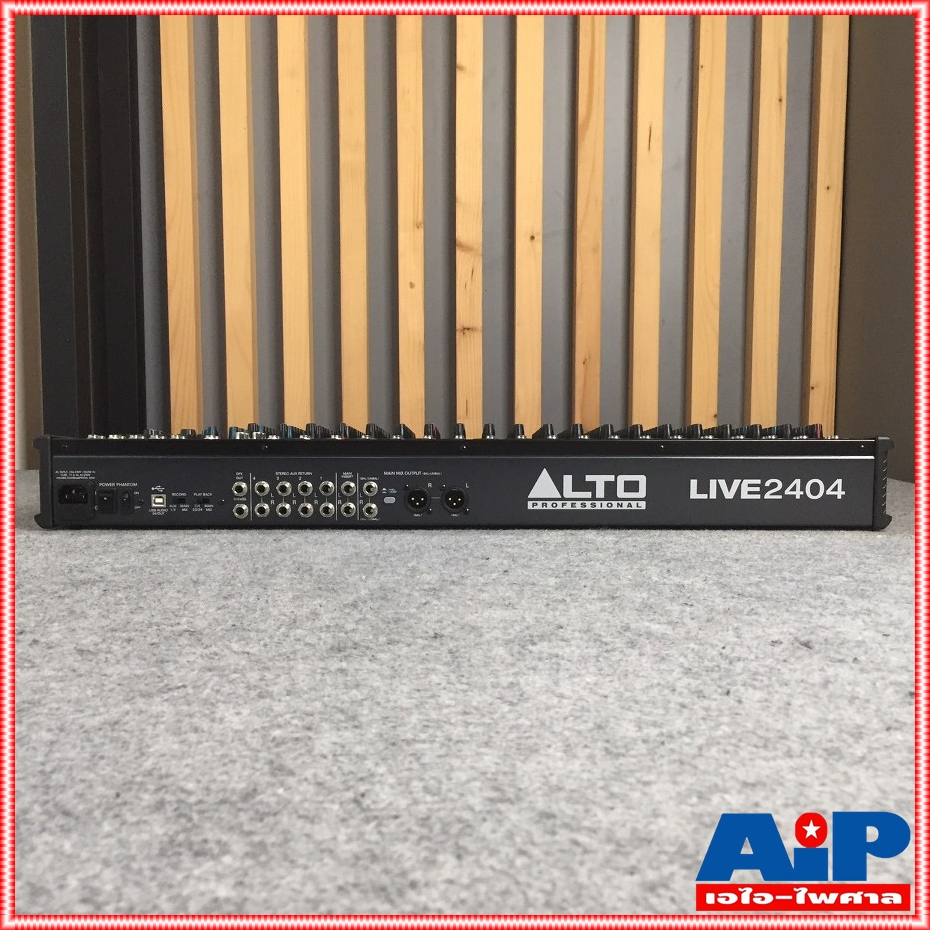 ALTO LIVE-2404 MIXER เครื่องแต่งเสียง เครื่องปรับแต่งเสียง เครื่องเสียง มิกเชอร์ มิกซ์ LIVE 2404 LIVE2404 เอไอ-ไพศาล