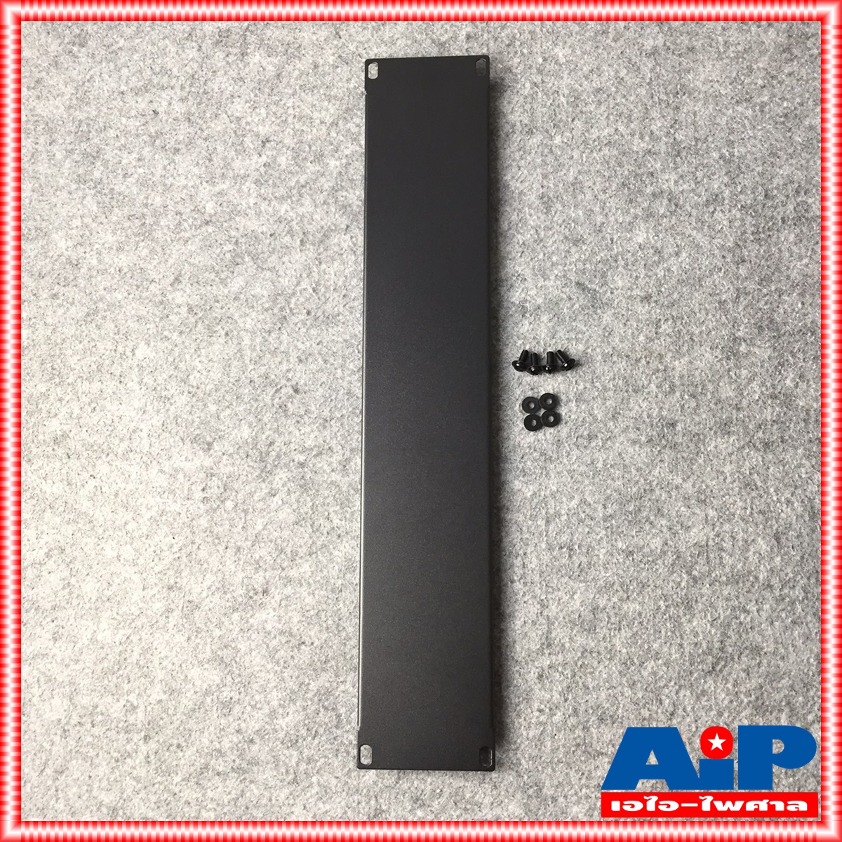 NPE BLANK PANEL 2U Ms-Blk แผ่นยึดแร็ค แผ่นปิดแร็ค 2 U แผ่นเหล็ก ปิดแร็ค อุปกรณ์แร็ค เอไอ-ไพศาล