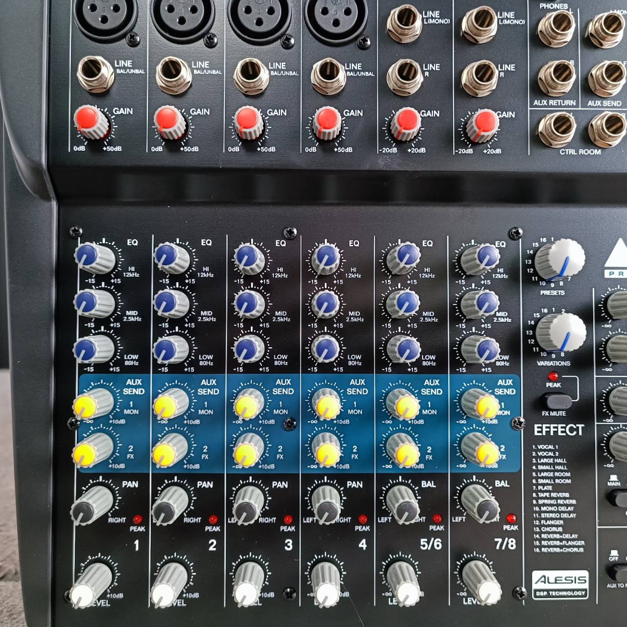 ALTO ZMX-122FX MIXER มิกเซอร์อนาล็อก มิกเซอร์ เครื่องผสมสัญญาณเสียง ZMX 122FX อัลโต้ รุ่น ZMX122FX เอไอ-ไพศาล