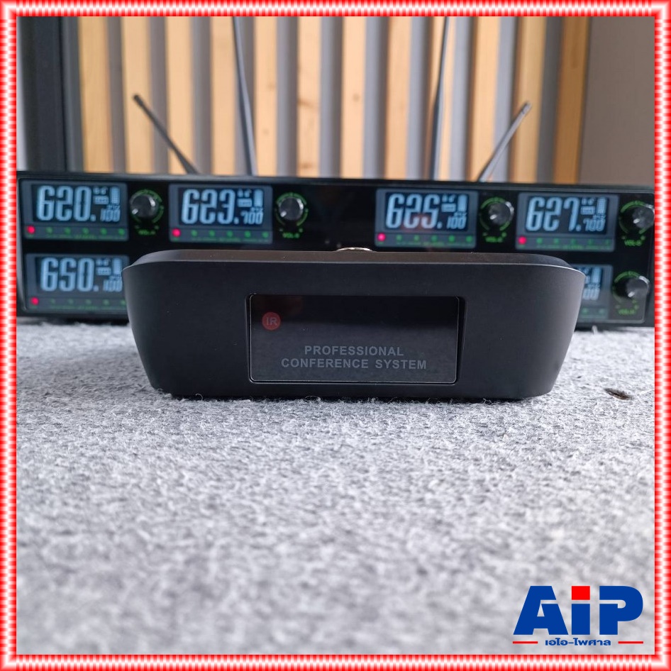 TADA U-500 ไมค์ตั้งโต๊ะไร้สาย 8ตัว UHF ไมโครโฟนไร้สาย ไมค์ประชุมไร้สาย 8 ไมค์ ธาดา U 500 U500 เอไอ-ไพศาล