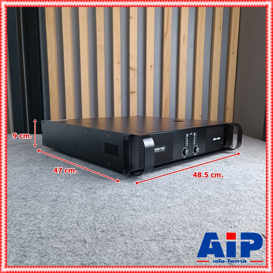 PROEUROTECH mrs-5000 poweramp ขยาย เพาเวอร์ เครื่องขยายเสียง MRS-5000 แอมป์ โปรยูโร เทค ProeuroTech เอไอ-ไพศาล
