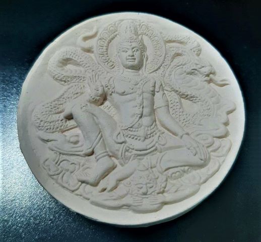 จตุคาม รามเทพ รุ่นดศรษฐีทะเลใต้ วัดพระมหาธาตุวรมหาวิหาร ปี 2550 ขนาด 5.5 cm.