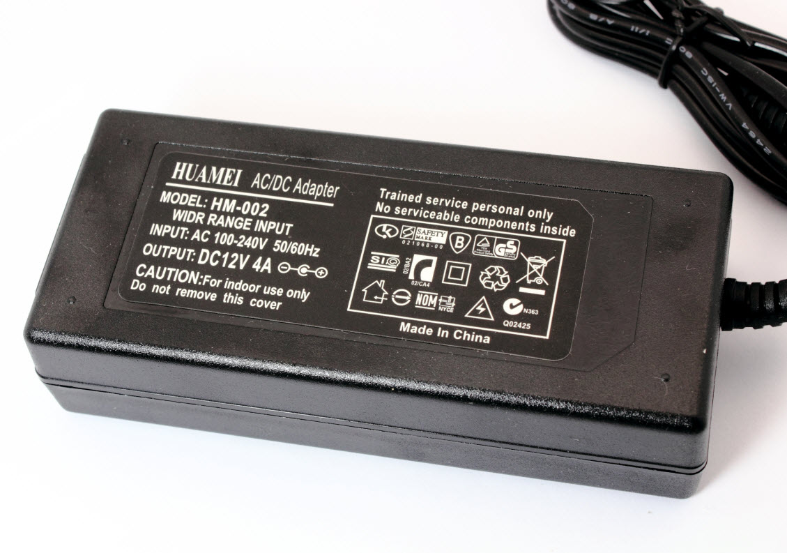 Adapter 12.6V 5A แหล่งจ่ายไฟ litium
