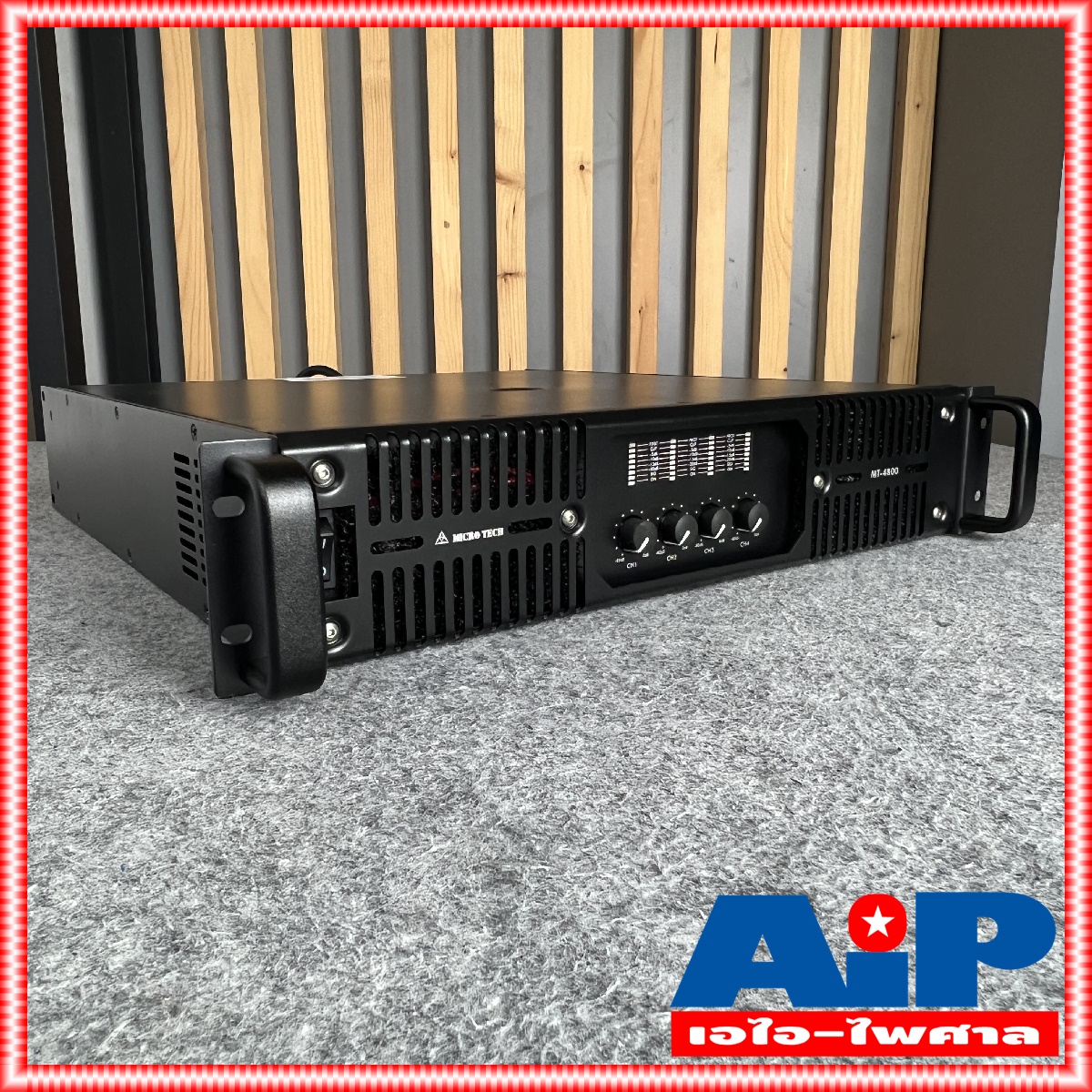 MICROTECH MT-4800 power amp 4CH กำลังวัตต์ 800W ที่ 8โอห์ม / 1200W ที่ 4โอห์ม คลาส H ไฟ 2 สเต็ป MT4800 MT 4800 MICRO TECH +++ ไมโครเทค เอไอ-ไพศาล