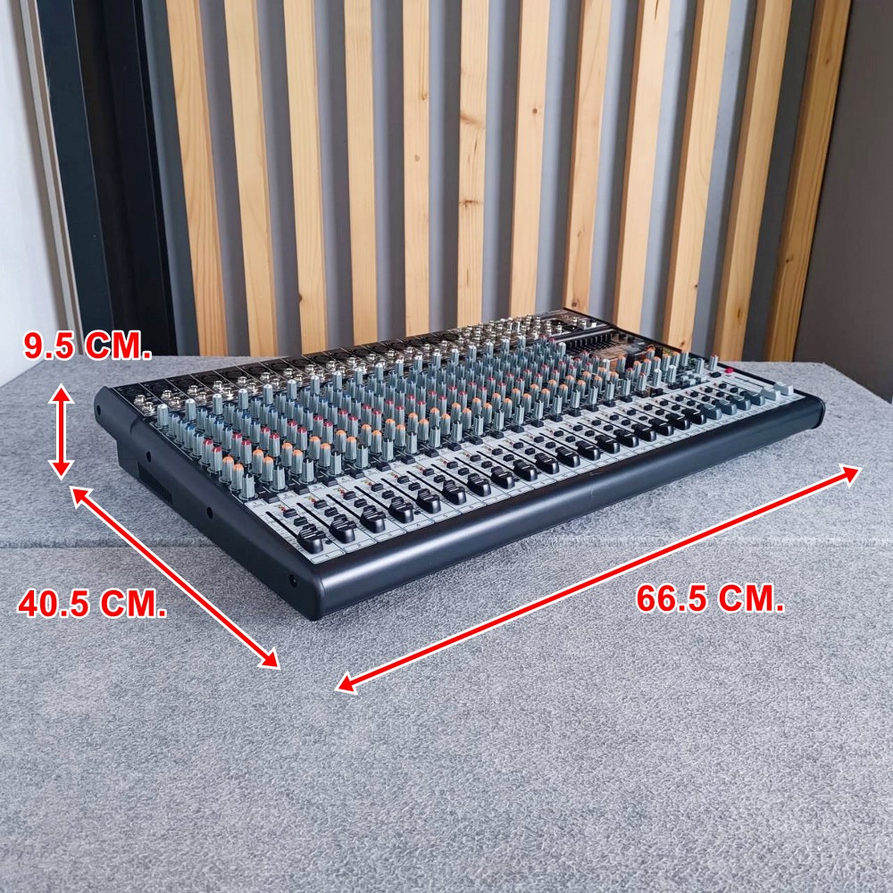 BEHRINGER SX-2442FX mixer มิกเซอร์อนาล็อก ช่องเสียบไมค์ 16 ช่อง มอนิเตอร์ 2 Aux SX 2442FX มิกเซอร์ SX2442FX เอไอ-ไพศาล