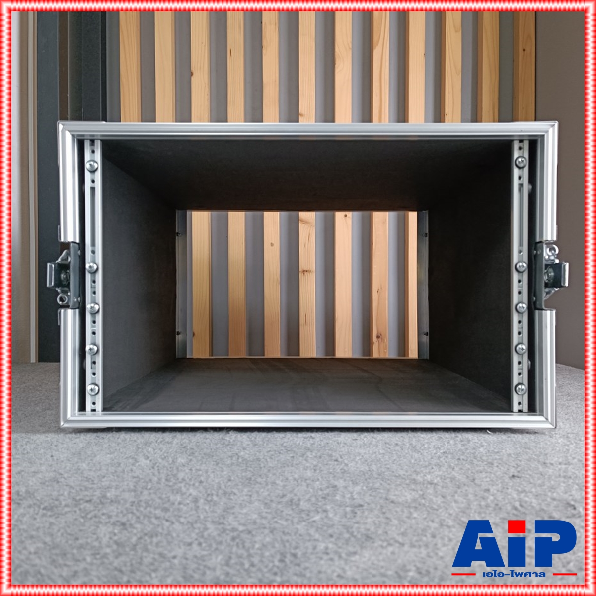 COMPACT B-6U สีดำ RACK ลึก21นิ้ว แร็ค กล่องใส่เครื่องเสียง กล่องแร็คสีดำ แร็คลึก21นิ้ว RACK6U เอไอ-ไพศาล