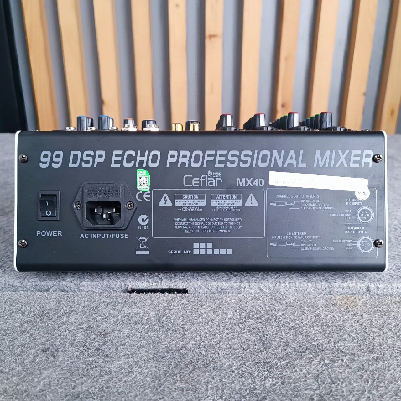 Ceflar MX-40 MIXER มิกซ์เซอร์ บูลทูธ 4 CH เครื่องปรับแต่งเสียง มิกเซอร์อนาล็อก MX 40 MX40 เอไอ-ไพศาล