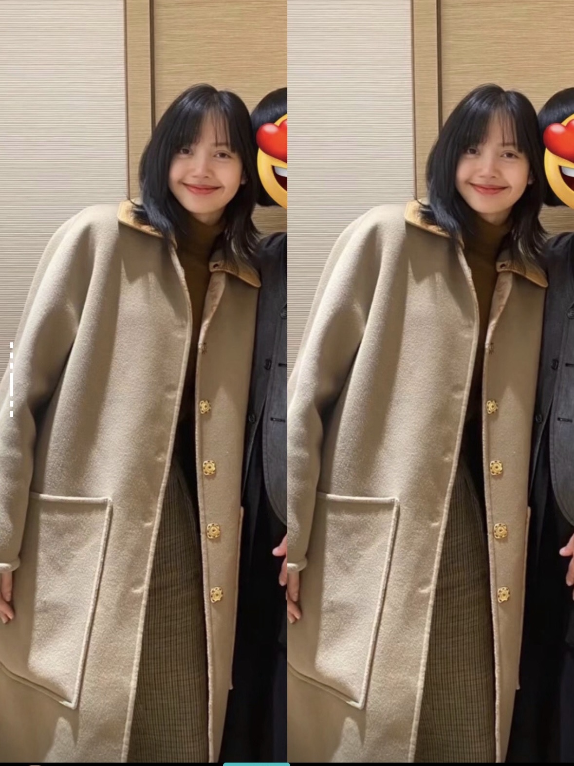 **Red** เสื้อโค้ท Louis Vuitton Removable Collar Double Face Coat รุ่นนี้ขายหมดทุกเคาน์เตอร์ ของใหม่ แท้