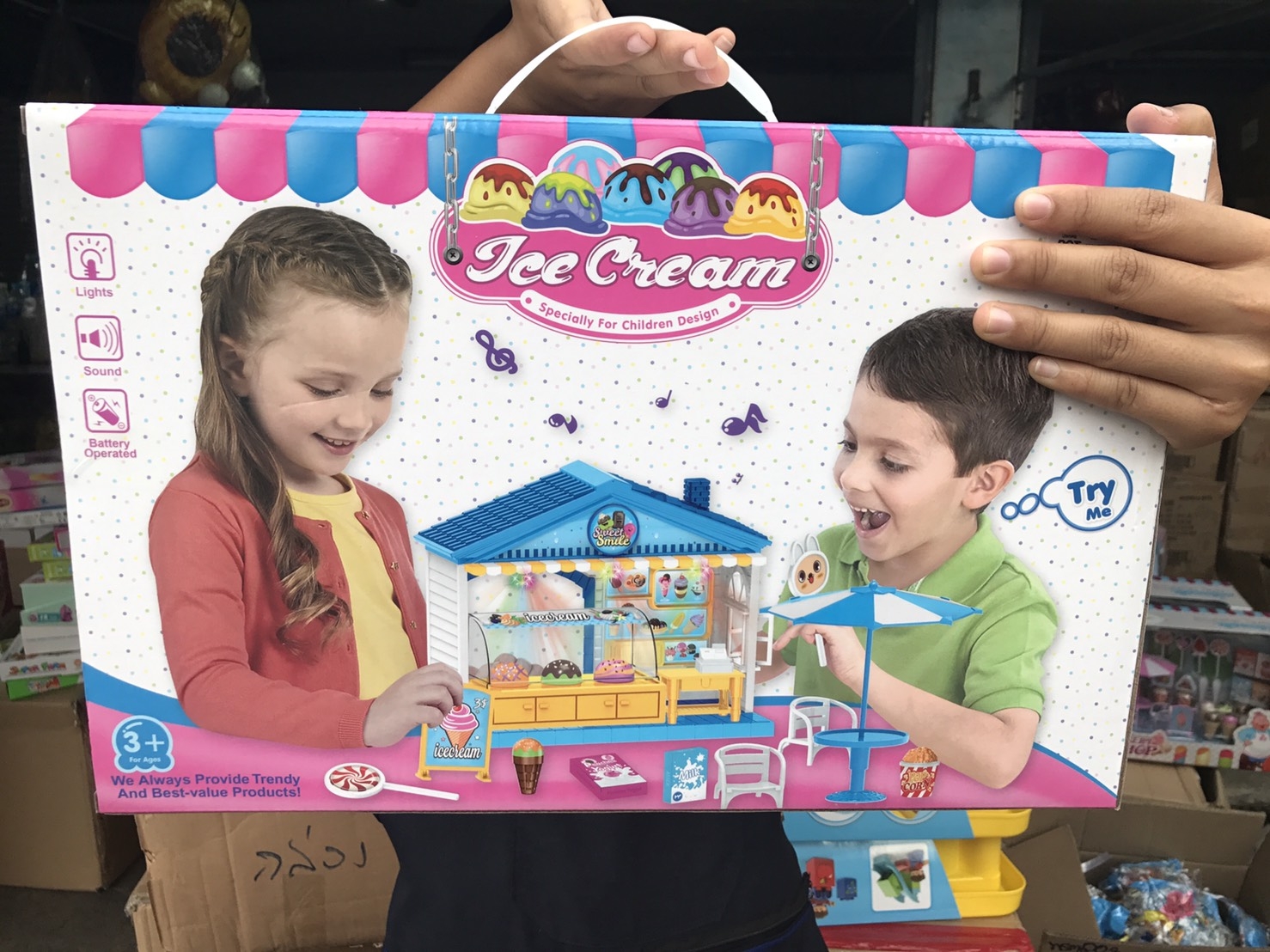 71022 ของเล่นร้านขายไอติม มีเสียงไฟ