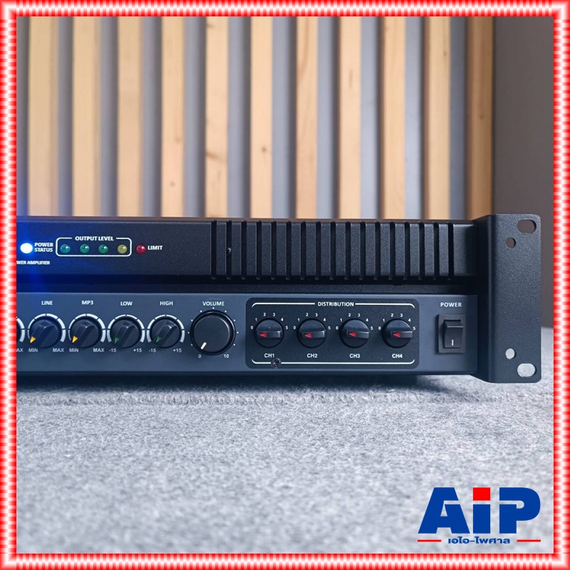 NTS PA-4250 powermix line +ZONE เพาเวอร์มิกเซอร์ มีLINE กำลังวัตต์ 250วัตต์ มี 4 โซน แยกปรับเสียงได้ 4 ที่ PA 4250 PA4250 เอไอ-ไพศาล