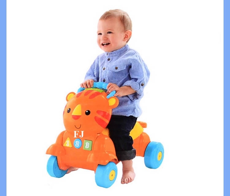 HY513 ของเล่นหัดเดินสิงโตไถขา 2 in1 กล่องใหญ่