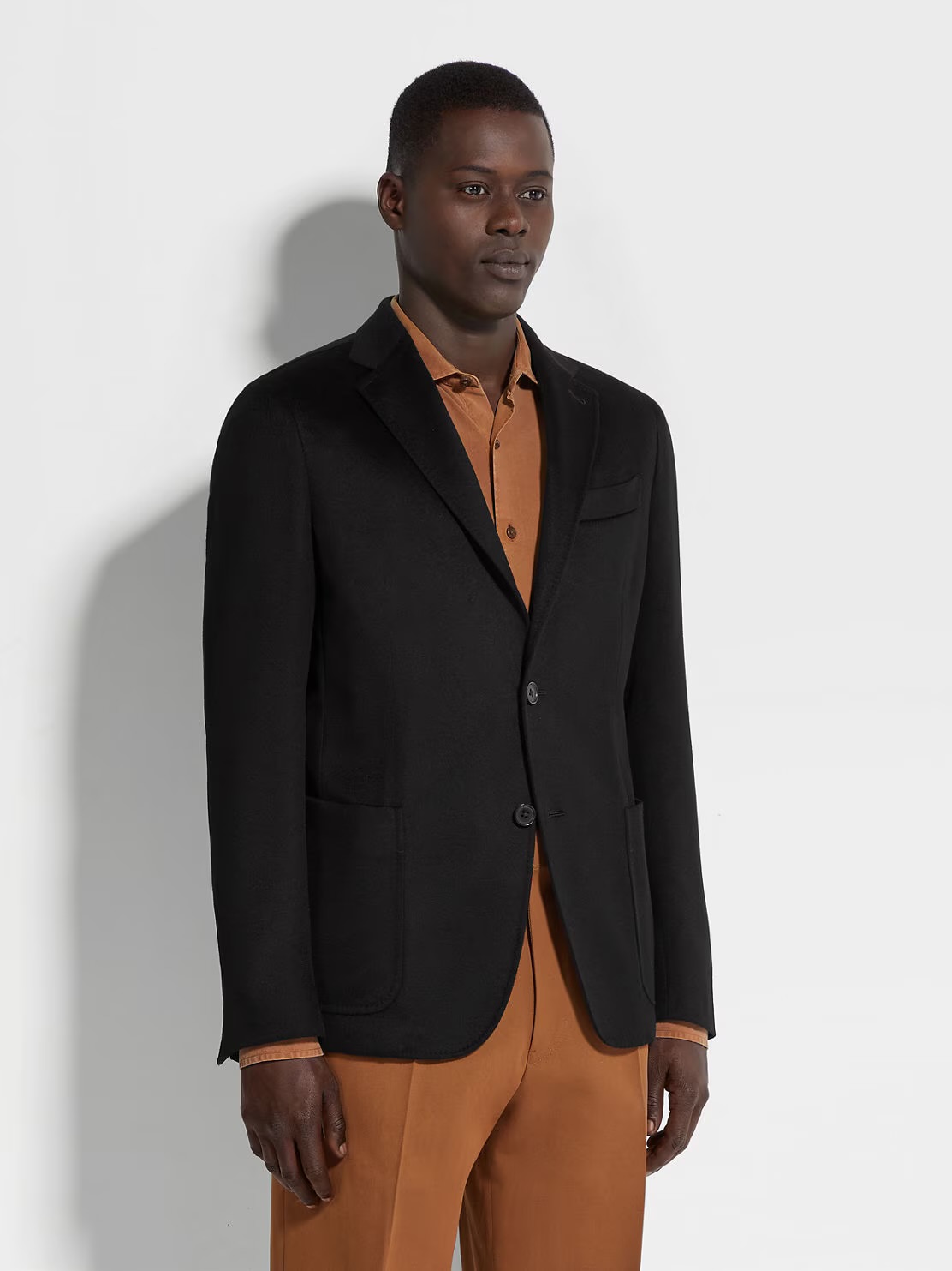 เสื้อแจ๊กเก็ตสูท Zegna BLACK OASI CASHMERE JACKET สินค้าใหม่ ของแท้