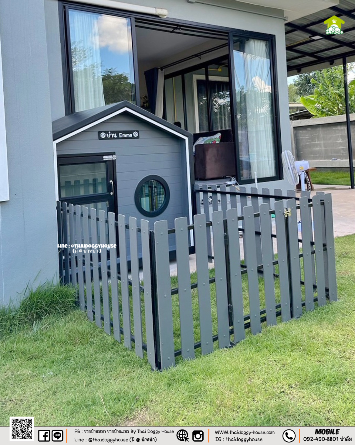 บ้านหมา บ้านแมว "𝐍𝐎𝐑𝐃𝐈𝐂 𝐒𝐓𝐘𝐋𝐄 𝐁𝐘 𝐓𝐇𝐀𝐈 𝐃𝐎𝐆𝐆𝐘 𝐇𝐎𝐔&#x