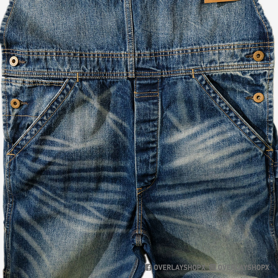 INDIGO DENIM OVERALL