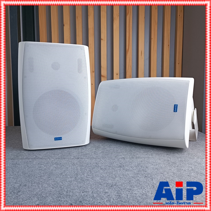 จำนวน1คู่(ตู้2ใบ) MICROTECH MT-08S ลำโพงแขวน8นิ้ว LINE สีขาว ลำโพงติดผนัง พร้อมขาแขวน มีแมทชิ่งไลน์ ไมโครเทค MT 08 S MT08S เอไอ-ไพศาล