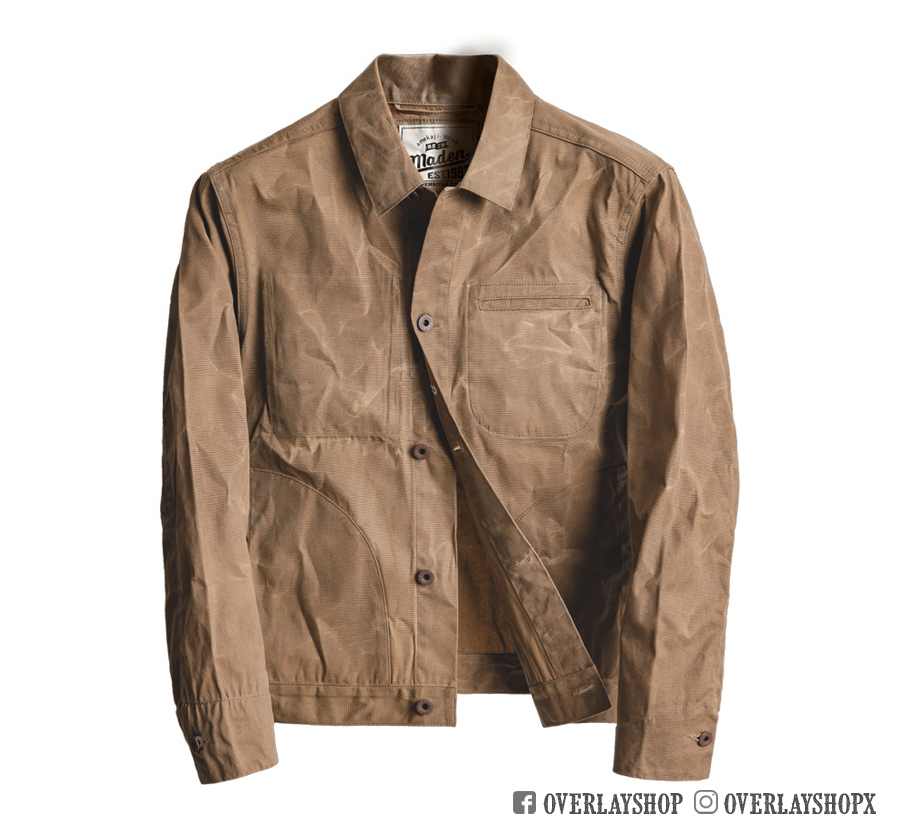 OVERLAY WAXED JACKET