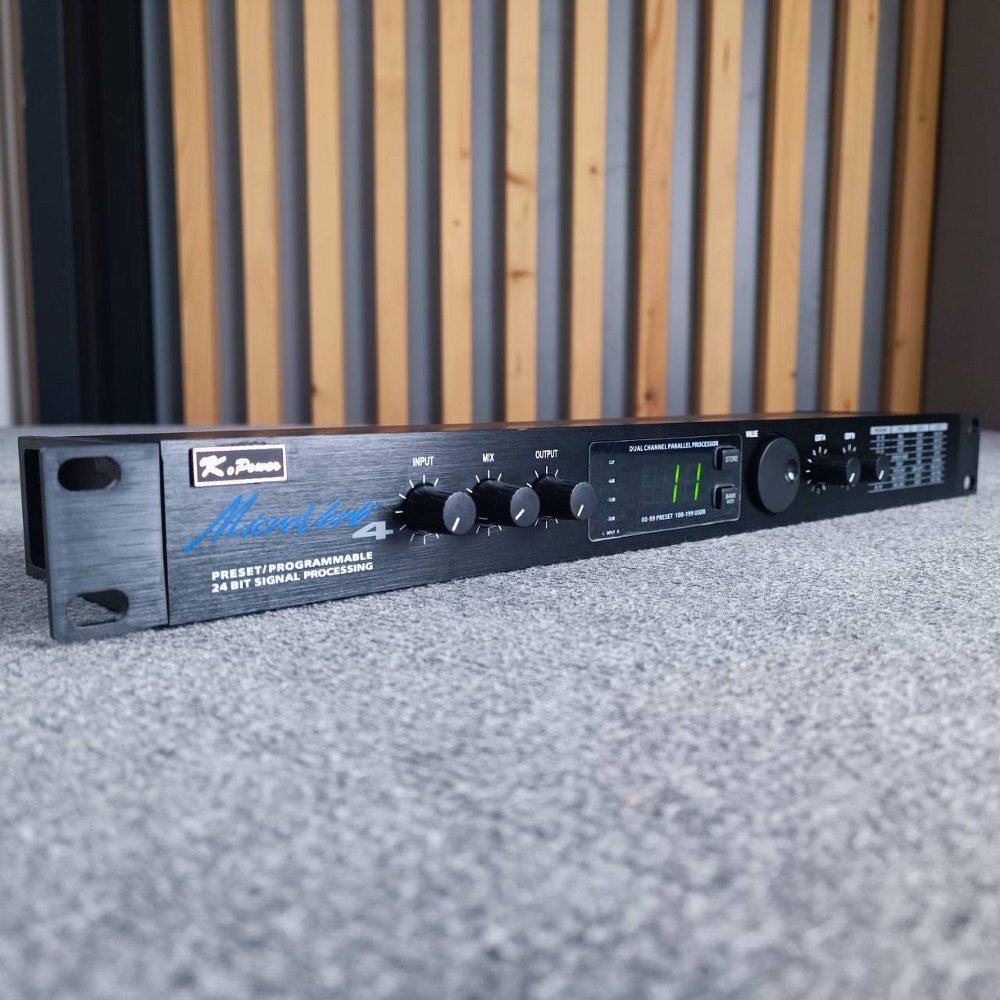 K.POWER MicroVerb4 เอฟเฟค ดิจิตอลเอ็ฟเฟ็ค เครื่องปรับเอฟเฟคเสียงร้องและเสียงดนตรี เครื่องปรับแต่งสัญญาณ MicroVerb 4 Effect K POWER KPOWER เอไอ-ไพศาล