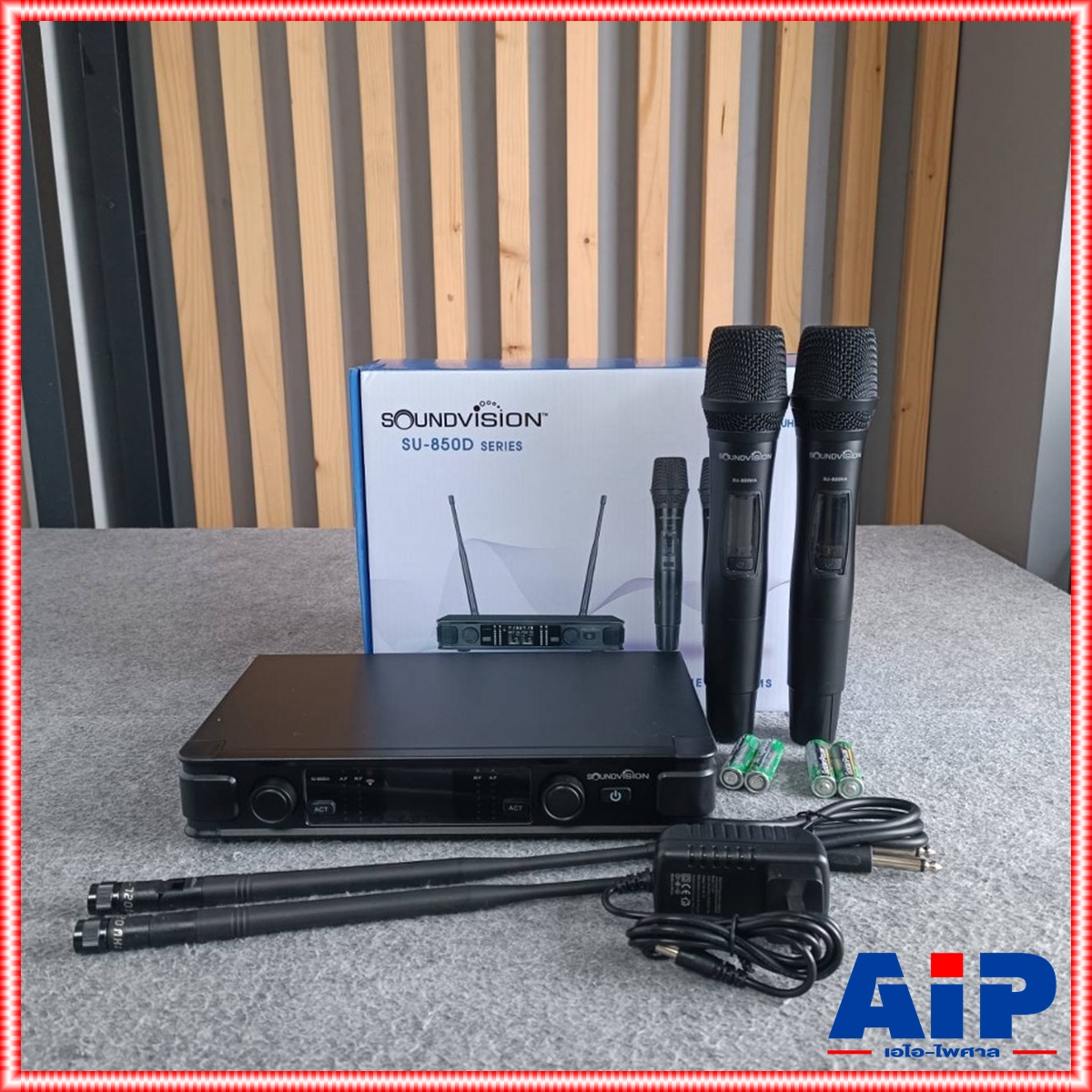 SOUNDVISION SU-850DA/HT ไมค์ลอยคู่ ชุดไมค์ลอย ดิจิตอล มือถือคู่ ย่าน UHF SU-850DA SU850DA SU850 DA SU 850 DA เอไอ-ไพศาล +++