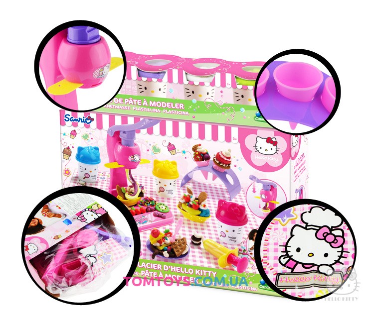 KT-HKP021 แป้งโดว์ไอติมคิตตี้ ลิขสิทธิ์ถูกต้อง กล่องใหญ่