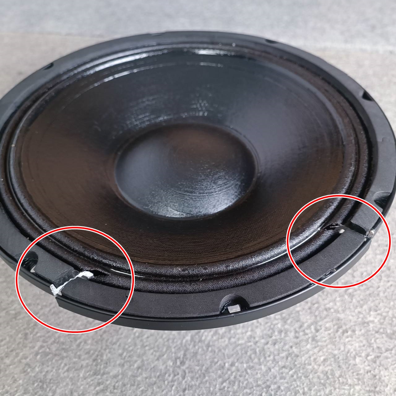 สินค้าเสียหายจากการขนส่ง KANE 10AB400 ลำโพง10" 8โอห์ม(ขอบลำโพงแตก) ดอกลำโพง 10 นิ้ว โครงหล่อเหล็ก 400 วัตต์ ดอกลำโพงเสียงกลาง-แหลม 10-AB-400 10 AB 400 เอไอ-ไพศาล