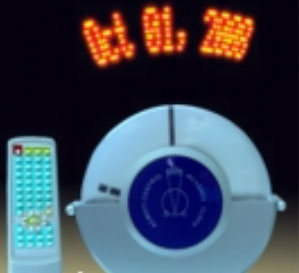 นาฬิกาตั้งโต๊ะพรีเมี่ยม กำหนดข้อความได้ LED Message Clock