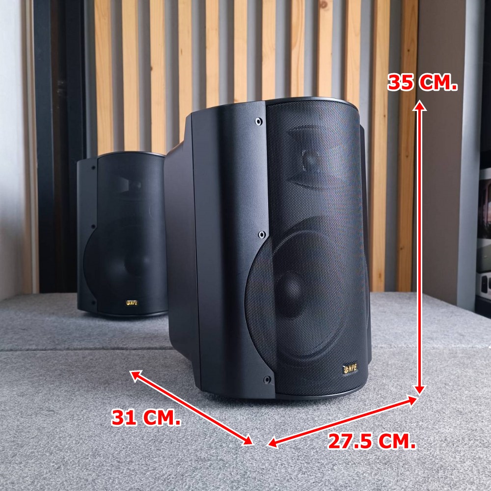 1คู่ ตู้ลำโพง พร้อม ขาแขวนผนัง8นิ้ว NPE V ST802B ตู้ลำโพงแขวน v-st802 8นิ้ว V-ST802B ตู้ ลำโพง ติดผนัง เอไอ-ไพศาล