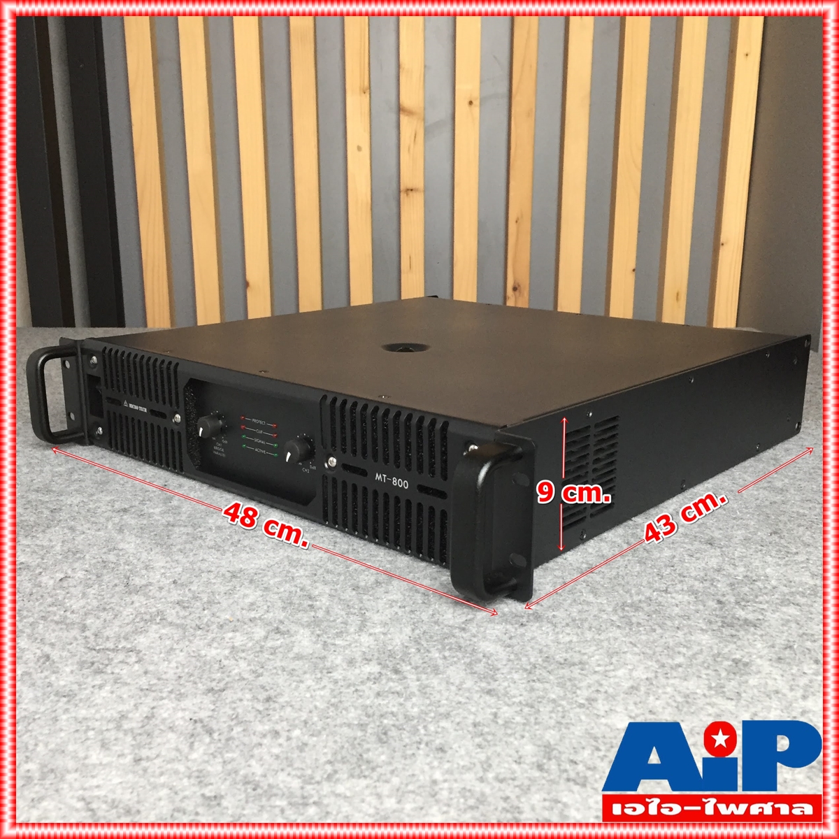 MICROTECH MT-800 poweramp เพาเวอร์แอมป์ กำลังวัตต์ 800 W ที่ 8 โอห์ม / 1200 W ที่ 4 โอห์ม MT 800 MT800 MICRO TECH เอไอ-ไพศาล