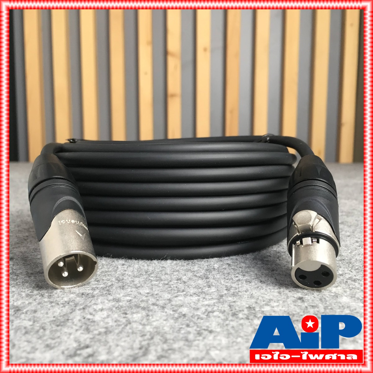 15เมตร AMPHENOL สาย XLRผู้-เมีย 15M CA03-04-C-015 สาย cannon ผู้ ออก cannon เมีย ความยาว 15เมตร สายสัญญาณ XLR ผู้ - XLR เมีย