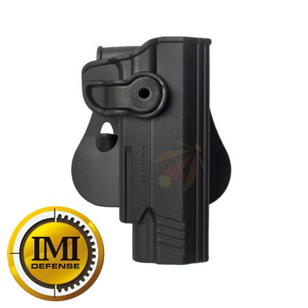Polymer Retention Gun Holster for PT1911 & PT1911 with rail - BLACK