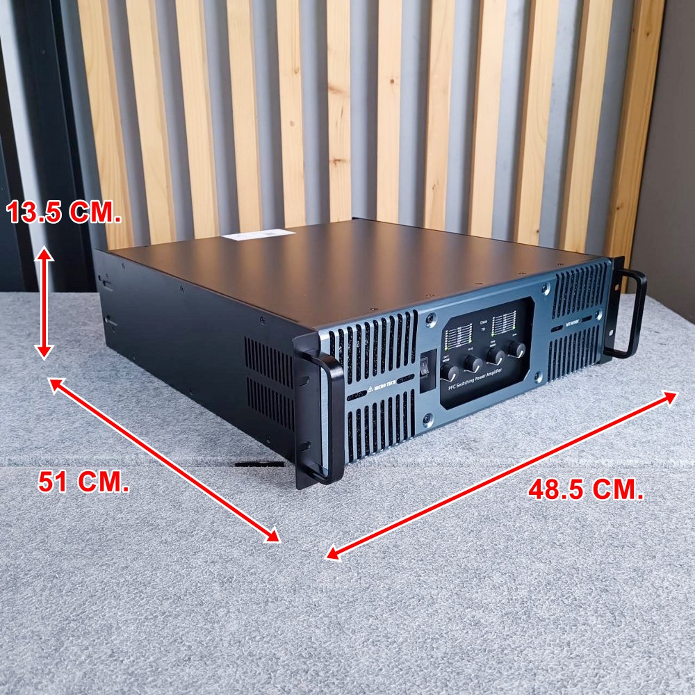 MICROTECH MT-M18X poweramp 4CH กำลังขับ 4 x 1800 วัตต์ ที่ 8 โอห์ม คลาส TD MT M18X ไมโคร เทค MTM18X เอไอ-ไพศาล