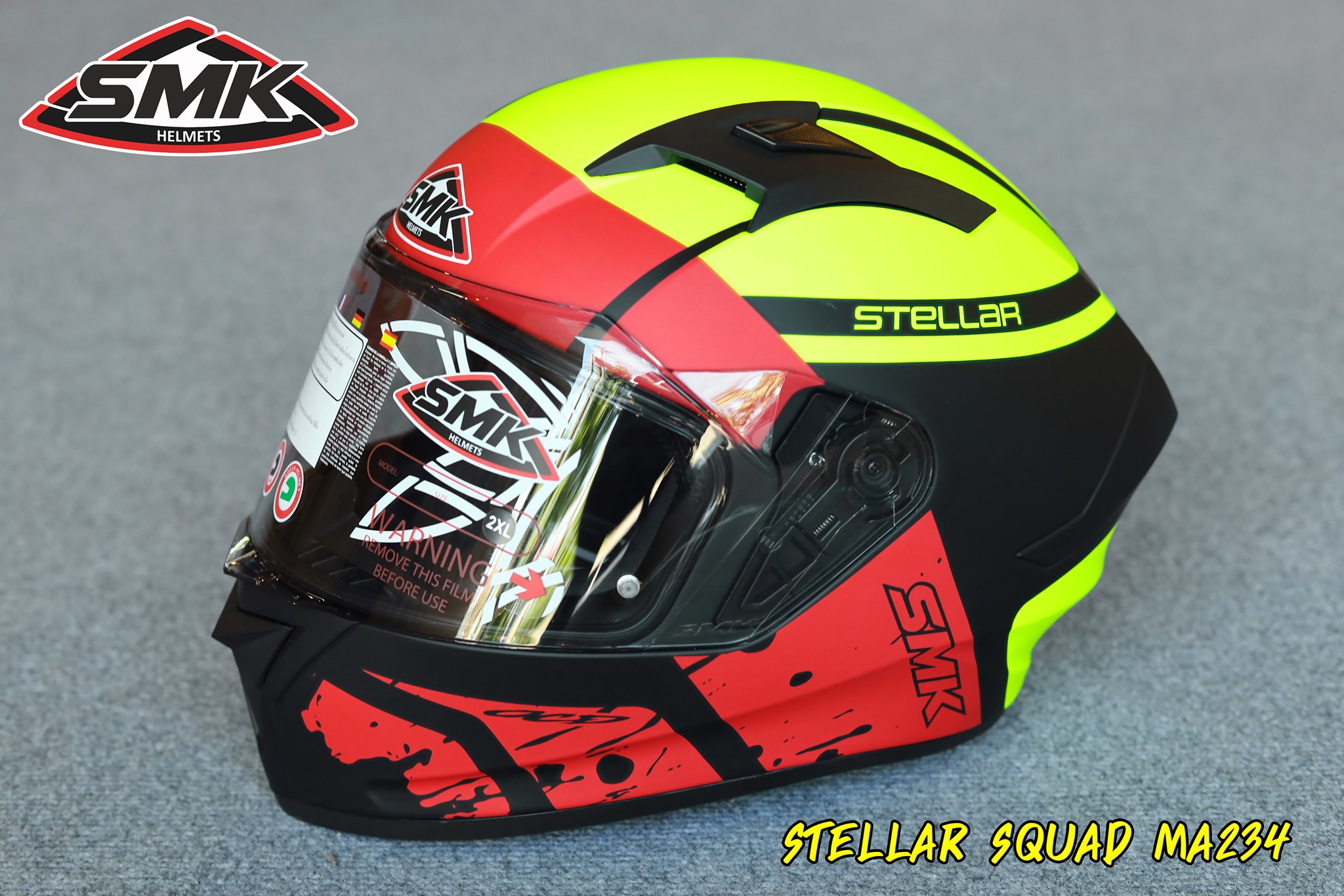 หมวกกันน็อค SMK STELLAR - SQUAD