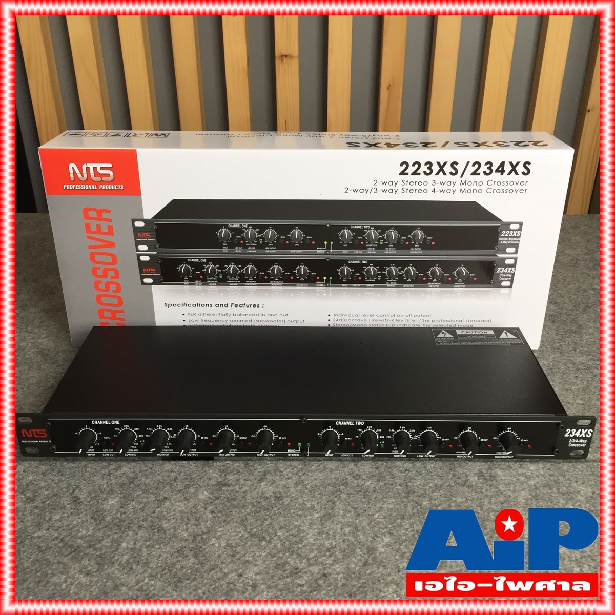 NTS 234XS crossover เอ็นทีเอส Cossover 234XS ครอสโอเวอร์ รุ่น 234 ครอส2/3ทาง ครอสตัดเสียง เอไอ-ไพศาล