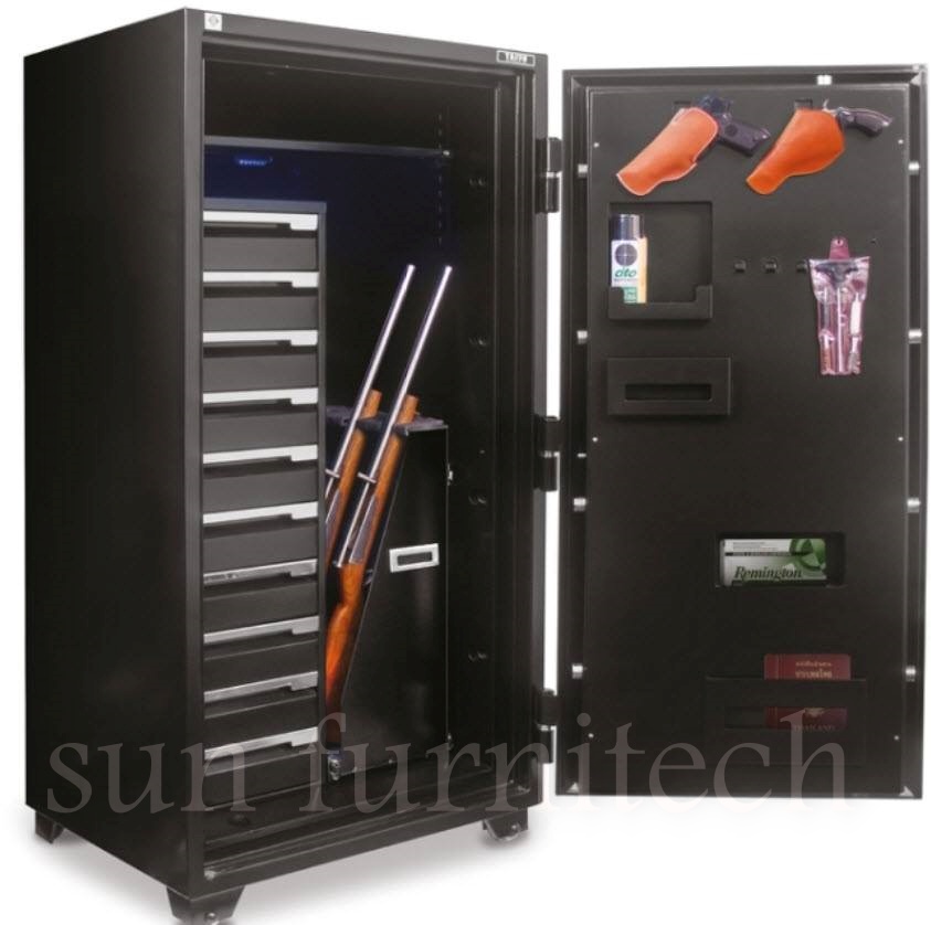 ตู้เซฟเก็บปืน, ตู้เซฟกันไฟเก็บอาวุธปืน Taiyo น้ำหนัก 383 กก. 2 กุญแจ 1 รหัส รุ่น GS150-K2C