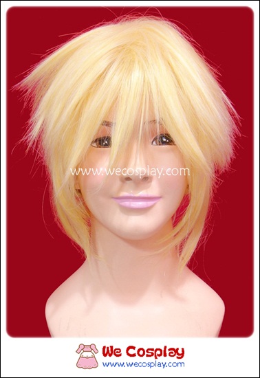 วิกผมเร็น โวคาลอยด์ สีเหลือง Len Vocaloid Cosplay Wig