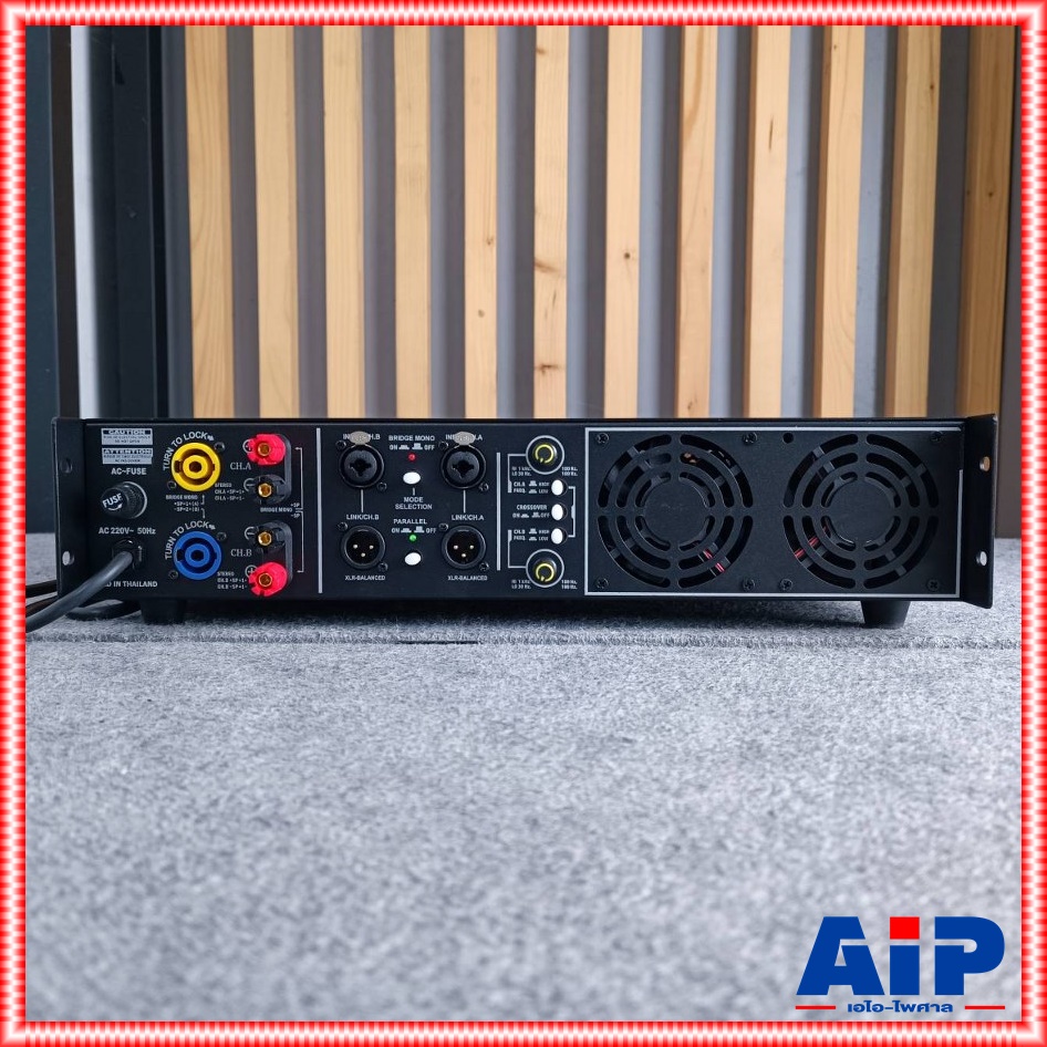 COMSON PA-400 poweramp เพาเวอร์แอมป์ แอมป์ เครื่องขยายเสียง หม้อแปลง มีครอสแยกซับเบส Power Amplifier COMSON รุ่น PA 400 PA400 เอไอ-ไพศาล