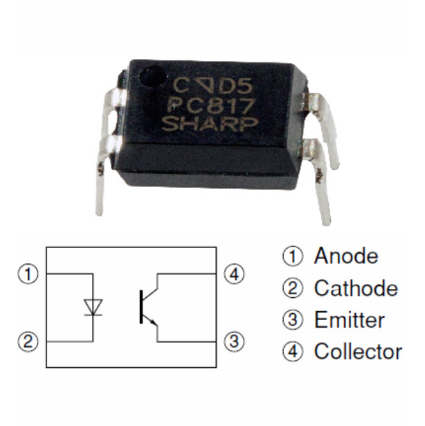 FL817C PC817C PC817 EL817 (DIP4) Optoisolators High Density Mounting Type Photocoupler