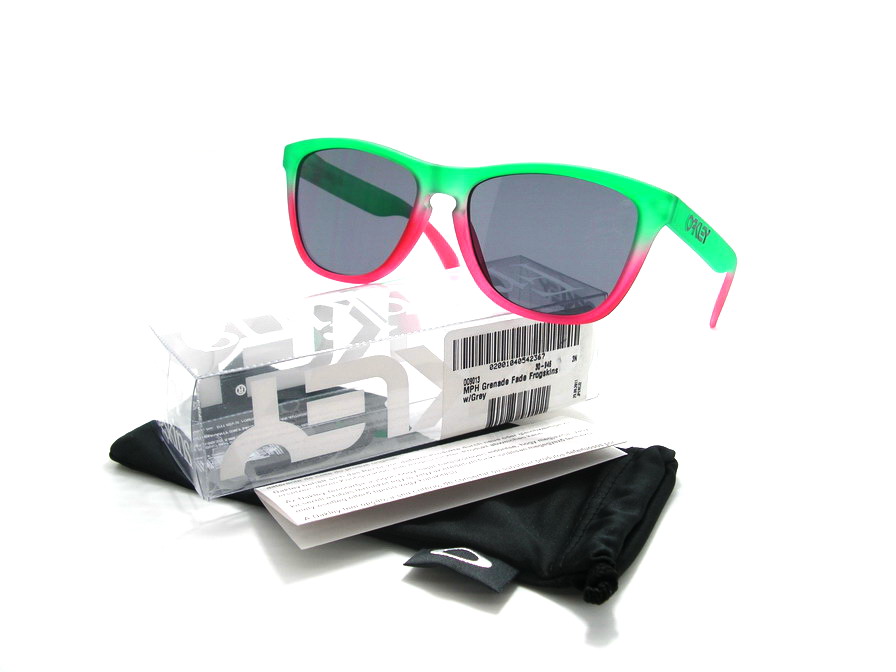 แว่นกันแดด Oakley MPH Frogskins สี Grenade Fade ใส่เท่ห์สุดๆค่ะ ของแท้และถูกที่สุด ส่งตรงจากUS.ค่ะ