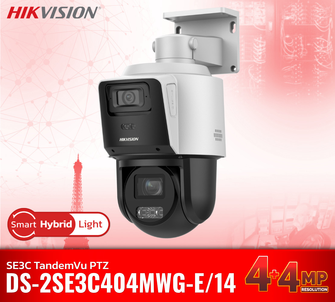 Hikvision DS-2SE3C404MWG-E/14 เลนส์คู้ 4+4 MP