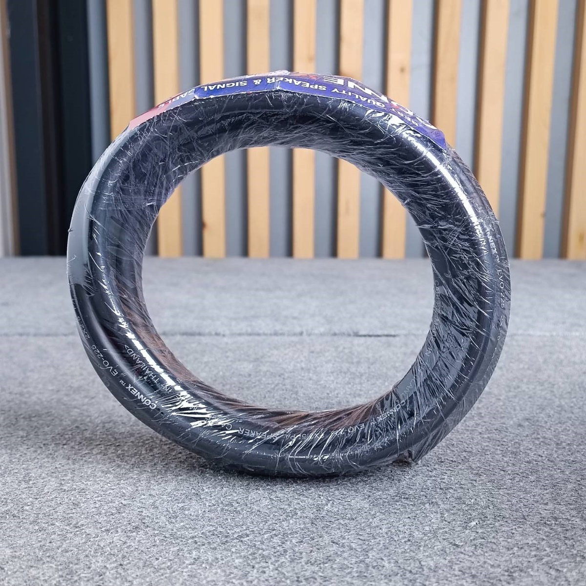 ขด5เมตร CONNEX EVO-225 2x2.5mm สายลำโพง กลมดำ ขนาด2.5mm. สายลำโพงกลางแจ้ง EVO225 EVO 225 ทองแดงแท้ เอไอ-ไพศาล