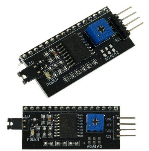 I2C PCF8574T PCF8574AT Board Module Arduino 1602 2004 LCD Display
