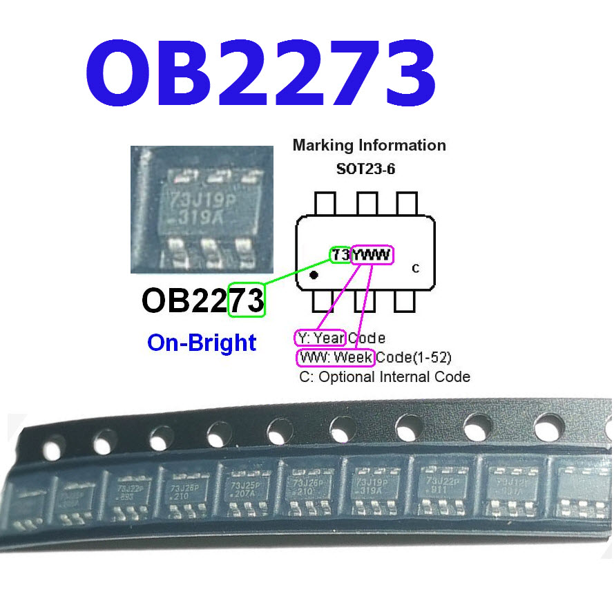OB2273 OB2273MP High Performance Current Mode PWM Controller