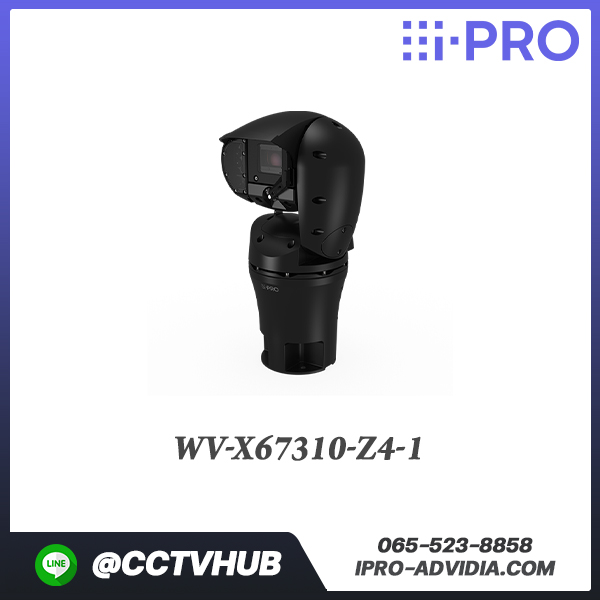 กล้อง PTZ i-PRO รุ่น WV-X67310-Z4-1 2MP AI Rugged PTZ Camera (40x zoom)
