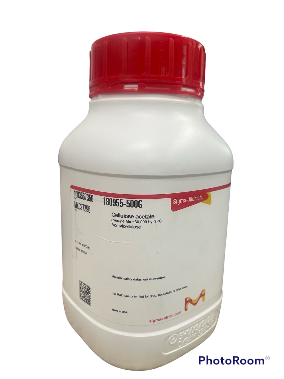 Cellulose Acetate, 500 g -sigma aldrich