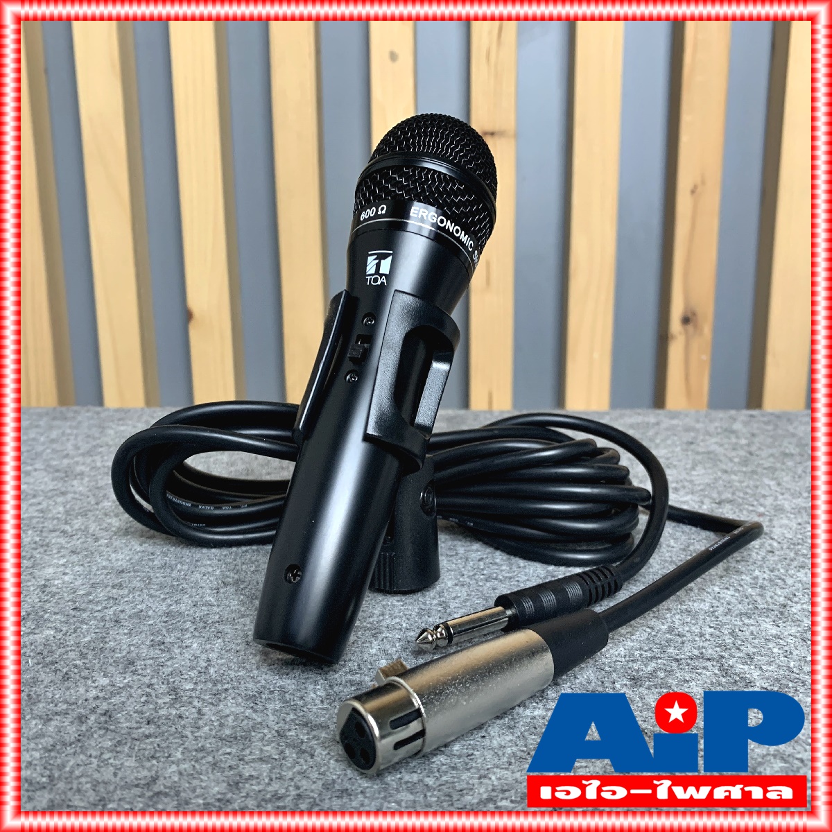 TOA DM-270 AS ไมค์ ไมโครโฟนแบบมีสาย Dynamic Microphone DM 270 AS DM270 AS DM 270AS DM270AS เอไอ-ไพศาล