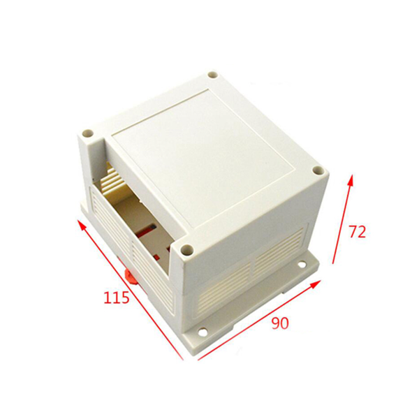 Din rail box with terminal blocks abs plastic box for PCB